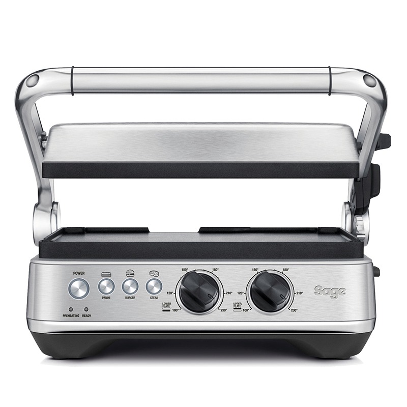 گریل سیج مدل SGR700BSS با بدنه استیل ضد زنگ و ۲ صفحه