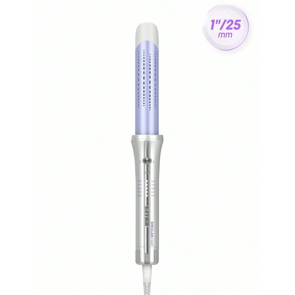 کرلی استایلر ایر فلو بنفش شیگلم مدل پرو چرخشی | SHEGLAM Airflow Curly Styler Pro